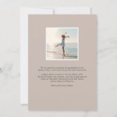 Met de stroom | Aankondiging foto-Afstuderen (Achterkant)