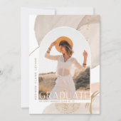 Met de stroom | Aankondiging foto-Afstuderen (Voorkant)