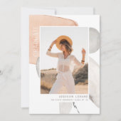 Met de stroom | Aankondiging foto-Afstuderen (Voorkant)