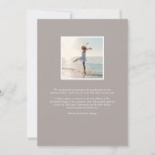 Met de stroom | Aankondiging foto-Afstuderen (Achterkant)