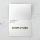 Met de Sun Winter Solstice-kaart Feestdagen Kaart (Binnen)