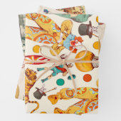  met de term "verpakken" gevulde papierbladen inpakpapier vel (In situ)