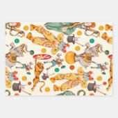 met de term "verpakken" gevulde papierbladen inpakpapier vel (Voorkant)