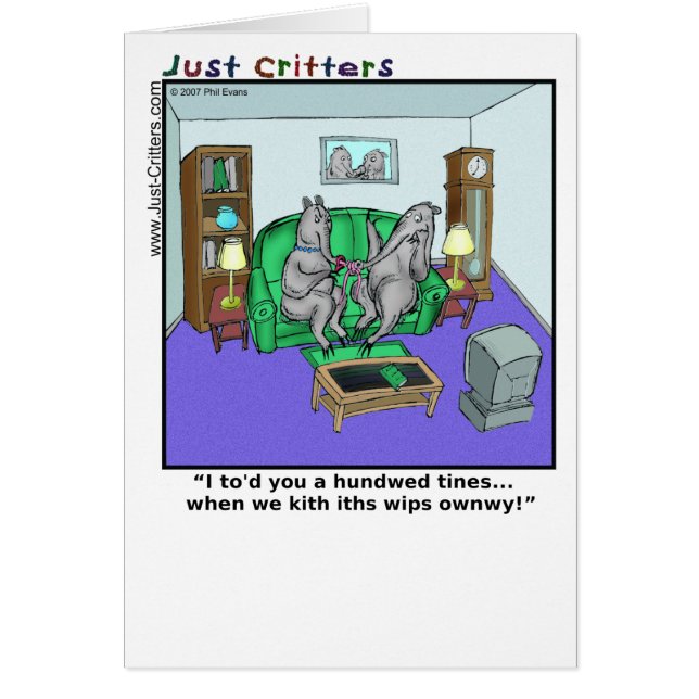 met de tong (Voorkant)