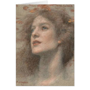 Met de wind, herfst gepersonifieerd