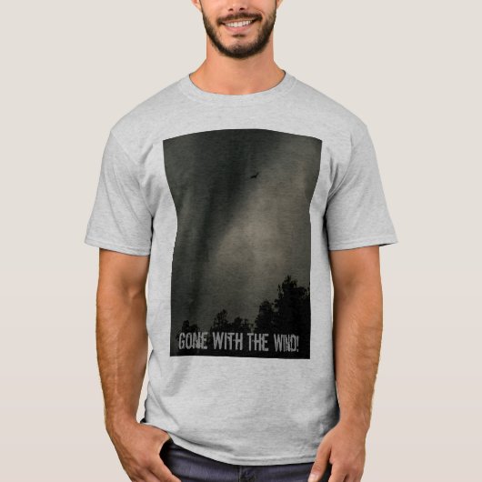 Met de wind. t-shirt (Voorkant)