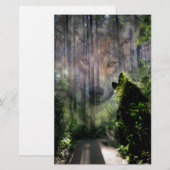 Met de Wolven. Briefpapier (Voorkant / Achterkant)