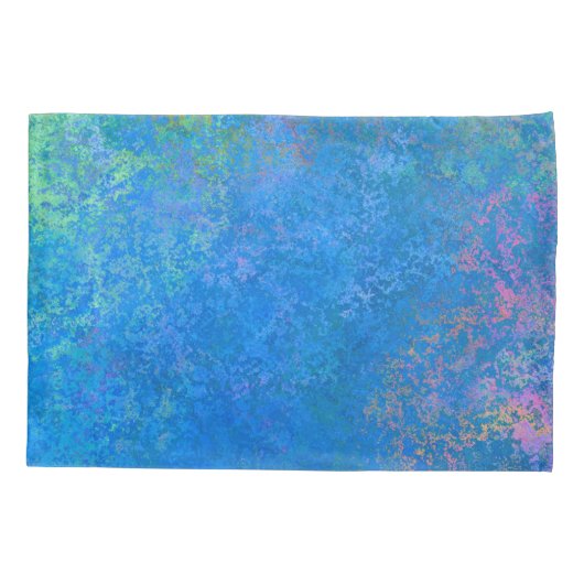 Met de Zee alcoholinkt, Abstract acrylzuur Kussensloop (Achterkant)