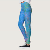 Met de Zee alcoholinkt, Abstract acrylzuur Leggings (Links)