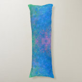 Met de Zee alcoholinkt, Abstract acrylzuur Lichaamskussen (Voorkant Verticaal)