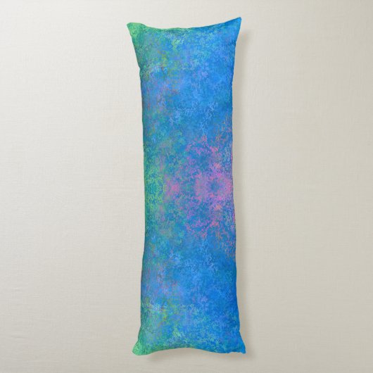 Met de Zee alcoholinkt, Abstract acrylzuur Lichaamskussen (Achterkant (Verticaal))