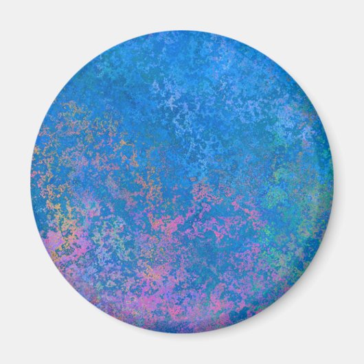 Met de Zee alcoholinkt, Abstract acrylzuur Magneet (Voorkant)