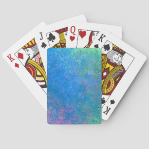 Met de Zee alcoholinkt, Abstract acrylzuur Pokerkaarten