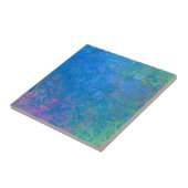 Met de Zee alcoholinkt, Abstract acrylzuur Tegeltje (Zijkant)