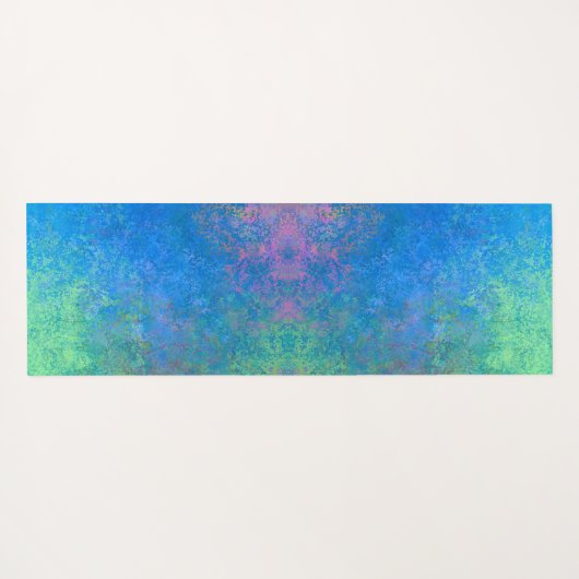 Met de Zee alcoholinkt, Abstract acrylzuur Yogamat (Achterkant (horizontaal))