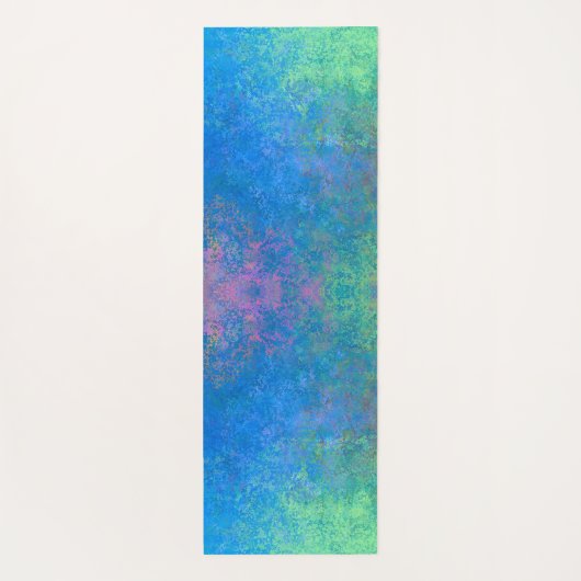 Met de Zee alcoholinkt, Abstract acrylzuur Yogamat (Achterkant)