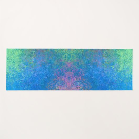 Met de Zee alcoholinkt, Abstract acrylzuur Yogamat (Voorkant (horizontaal))
