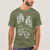 Met de zusters van de zusters marathon Race Day T-shirt (Voorkant)