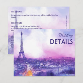 Met DETAILS Amour Éternel à la Parisienne Informatiekaartje