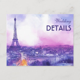 Met DETAILS Amour Éternel à la Parisienne Informatiekaartje