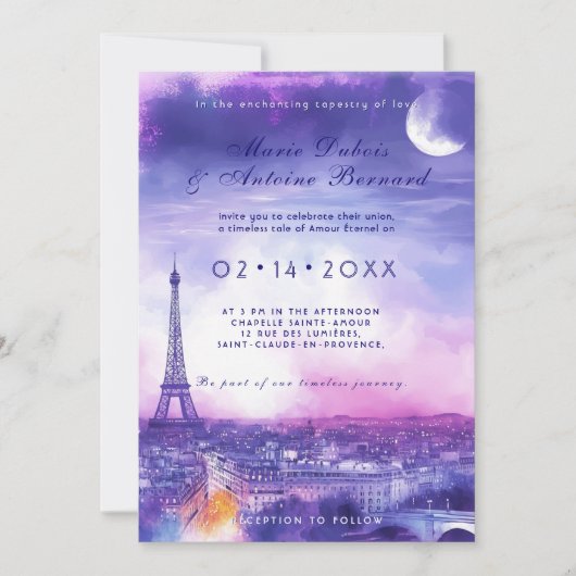 Met DETAILS Amour Éternel à la Parisienne Kaart (Voorkant)