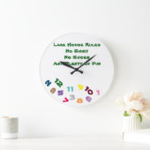 **** MET DEZE KOOLSTOFSLUITING HOOGDRUK*** GROTE KLOK (Huis)