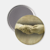 Met deze Ring, Romantic Vintage Wedding Love Magneet (Voorkant / Achterkant)