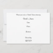 Met deze Ring, Romantische Vintage Trouwliefde Kaart (Achterkant)