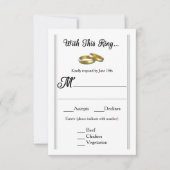 Met deze Ring... - RSVP Card (Voorkant)