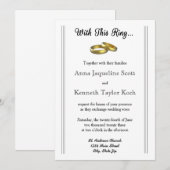 Met deze ring... - Weddenschap Kaart (Voorkant / Achterkant)