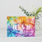 Met dieetwensen Ethereal Bloom RSVP (Staand voorkant)