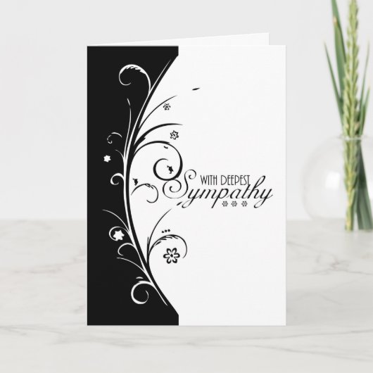 Met Diepste eenvoudig afgezwakte Sympathie, Kaart (Voorkant)