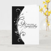 Met Diepste eenvoudig afgezwakte Sympathie, Kaart (Gele Bloem)