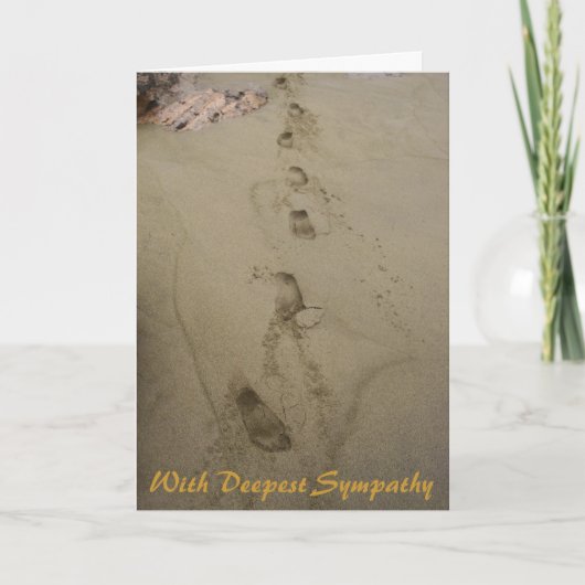 Met diepste medeleven kaart (Voorkant)