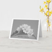 Met diepste medeleven kaart (Gele Bloem)