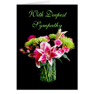 Met diepste medeleven, Stargazer Lily Boeket
