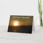 Met diepste sympathie - blanco binnenin Kaart (Voorkant)