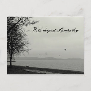 Met diepste sympathie briefkaart
