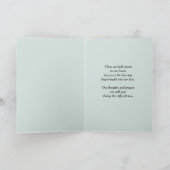 Met diepste sympathie, Calla Lilies Kaart (Binnen)