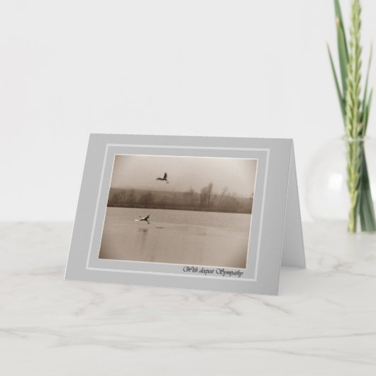 Met diepste Sympathie - concolencekaart Kaart (Voorkant)