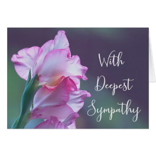 Met diepste sympathie Gladiolus