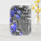 Met Diepste Sympathie Kaart (Gele Bloem)