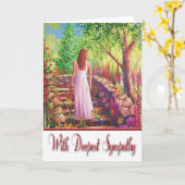 MET DIEPSTE SYMPATHIE KAART (Gele Bloem)