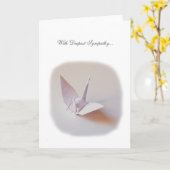 Met diepste sympathie kaart sympathie Wenskaart (Gele Bloem)