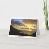 Met diepste sympathie Ocean Shore Sunset Kaart (Achterkant)