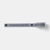 Met diepste sympathie Pewter Metallic Lint (Voorkant)