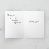 Met diepste sympathie Psalm 23:3 KJV 5x7 Kaart (Binnen)