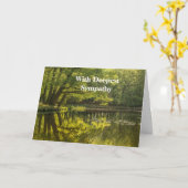 Met diepste sympathie voor de reflectie in het mee kaart (Gele Bloem)