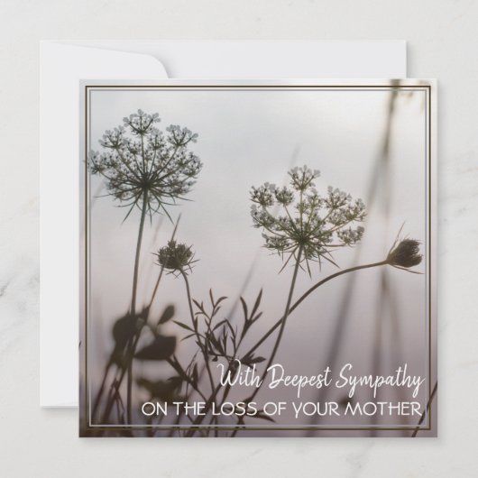 met diepste sympathie voor het verlies van je moed (Voorkant)