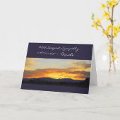 Met diepste sympathie voor het verlies van je oom kaart (Gele Bloem)